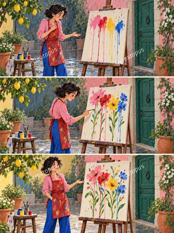 Colorful Sequential Story Art Prints