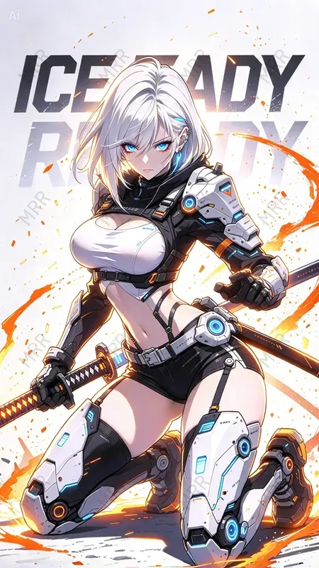 Cyberpunk Anime Samurai Girls