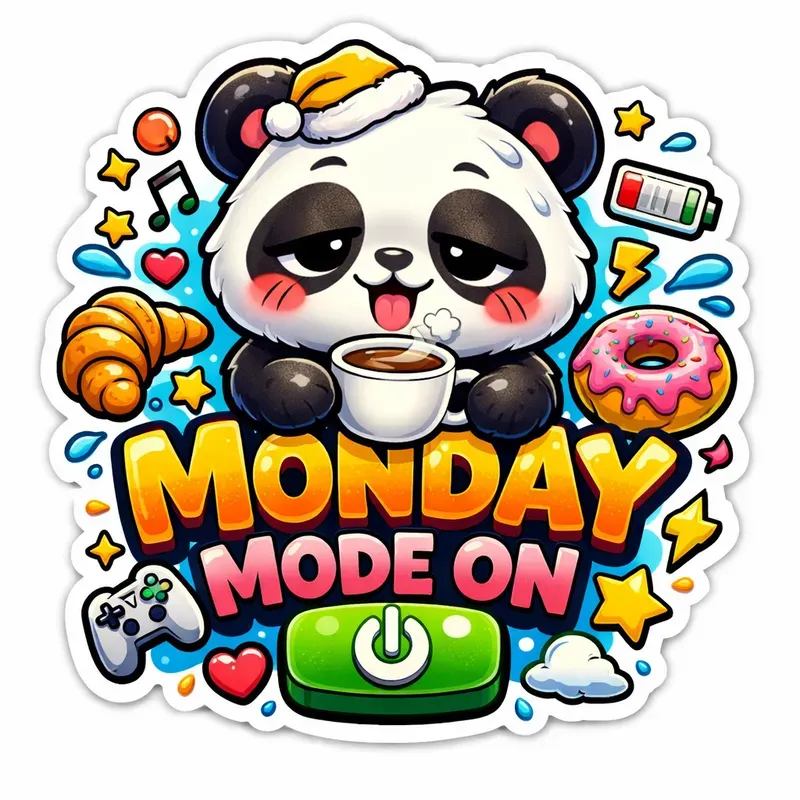 Cute Kawaii Sticker Design Generator