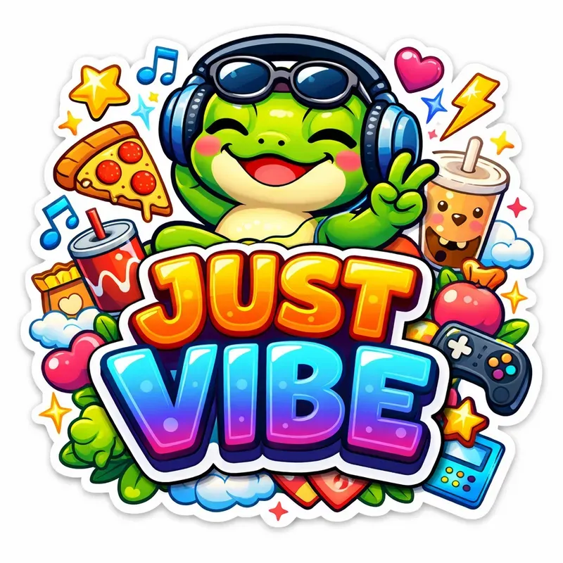 Cute Kawaii Sticker Design Generator