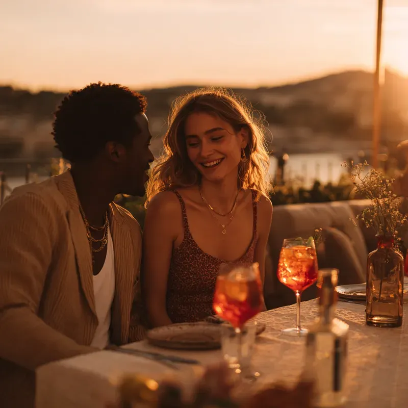Aperol Spritz Chic Terrace Summer Vibes