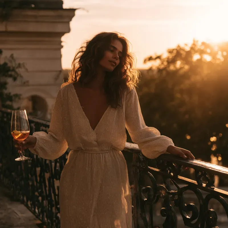 Aperol Spritz Chic Terrace Summer Vibes