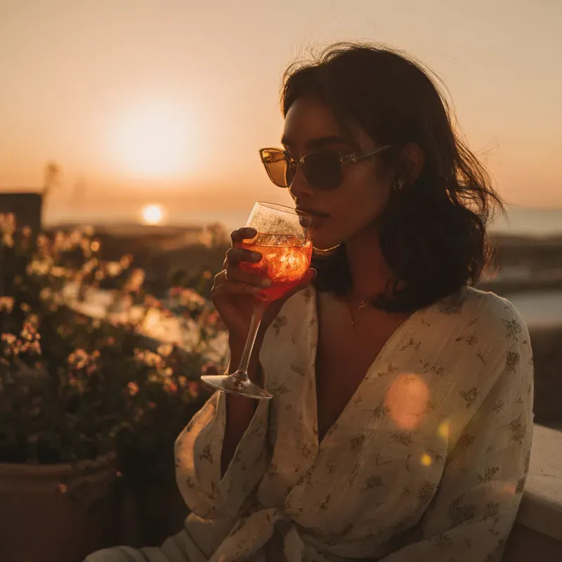 Aperol Spritz Chic Terrace Summer Vibes