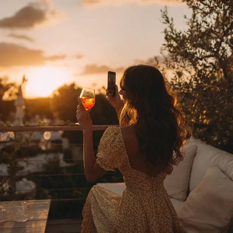 Aperol Spritz Chic Terrace Summer Vibes