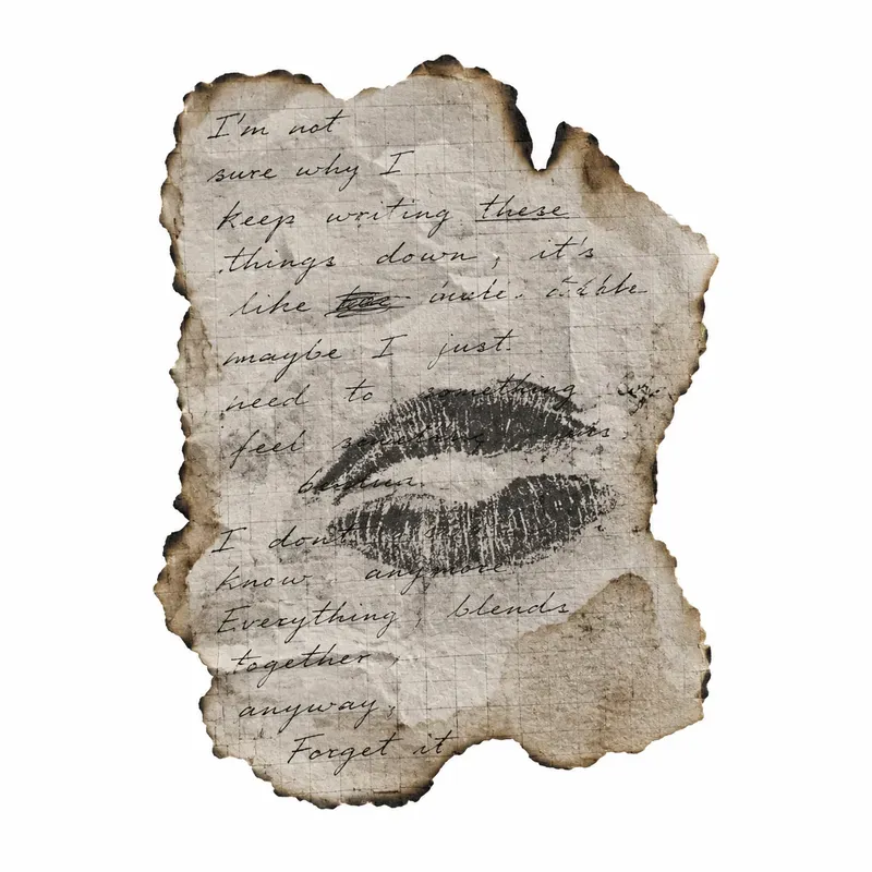 Junk Journal Modern Torn Letter Ephemera
