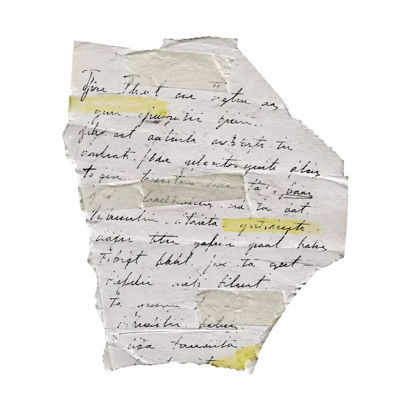 Junk Journal Modern Torn Letter Ephemera