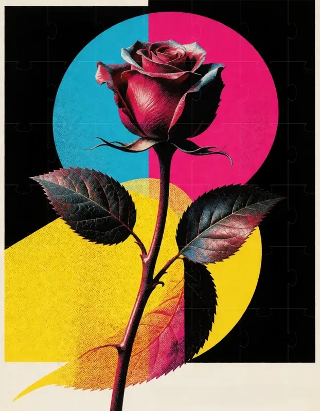 Cmyk Halftone Object Art
