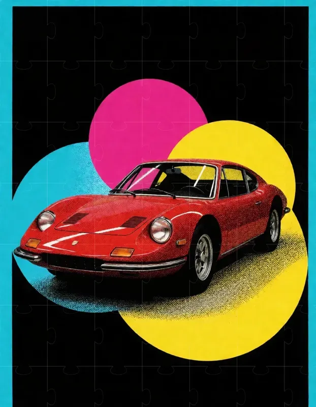 Cmyk Halftone Object Art