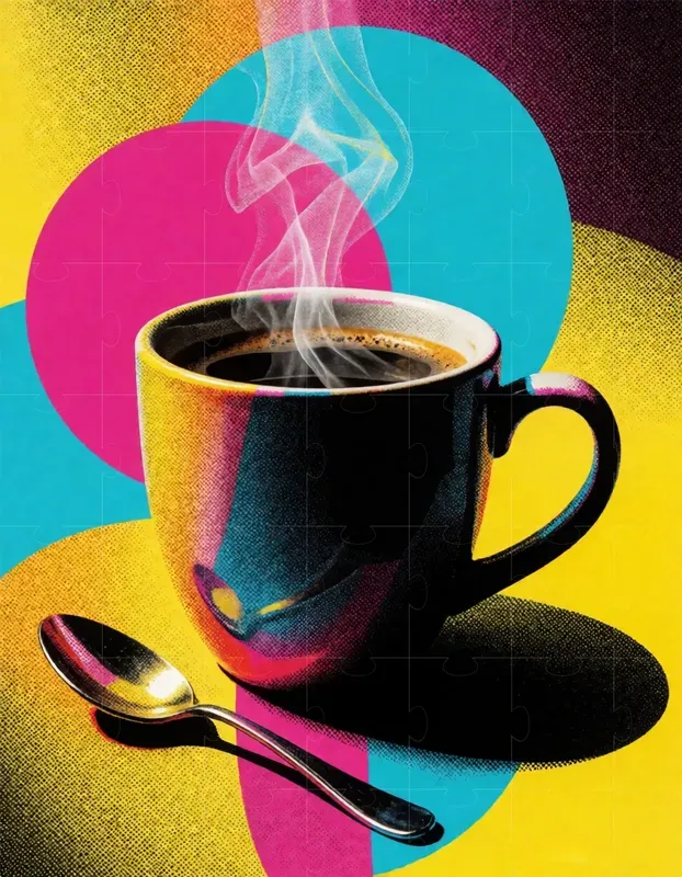 Cmyk Halftone Object Art