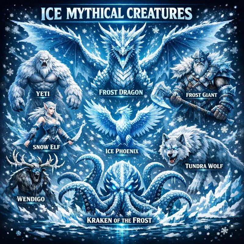 Mythical Creatures Infographic Packs