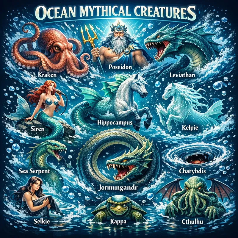 Mythical Creatures Infographic Packs