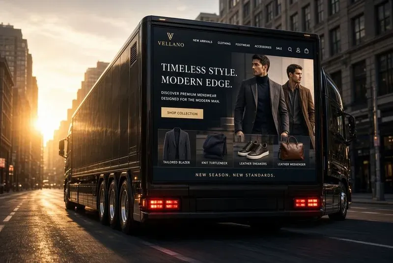 Billboard Truck Website Advertising