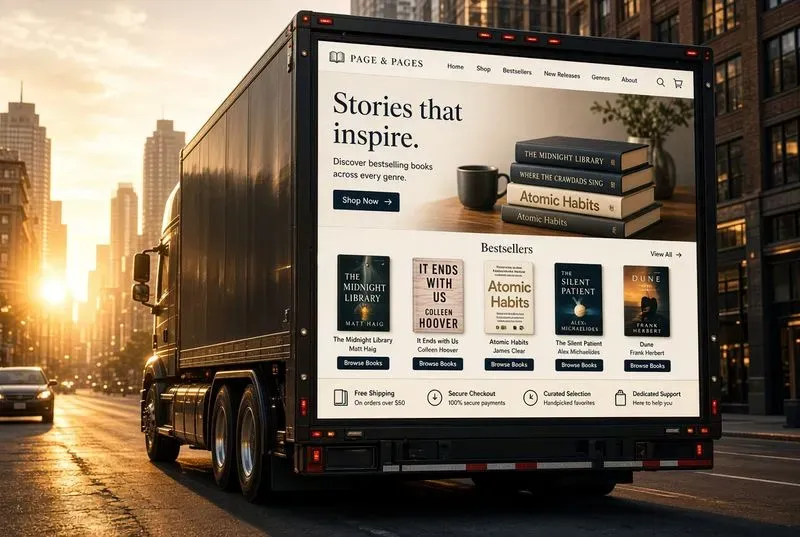 Billboard Truck Website Advertising