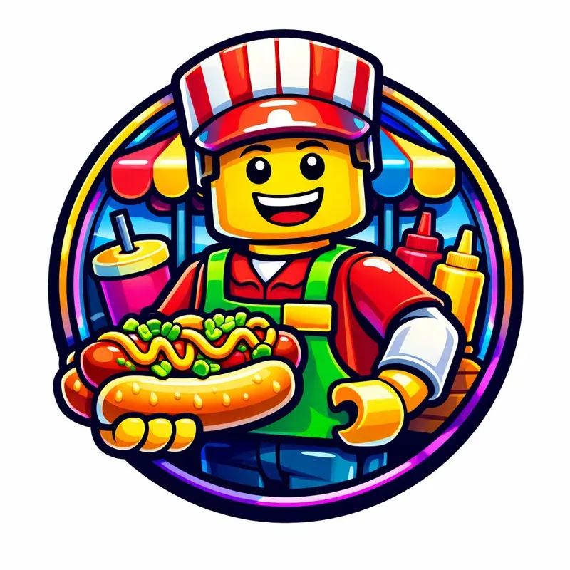 Minimal Variable Lego Mascot Logos