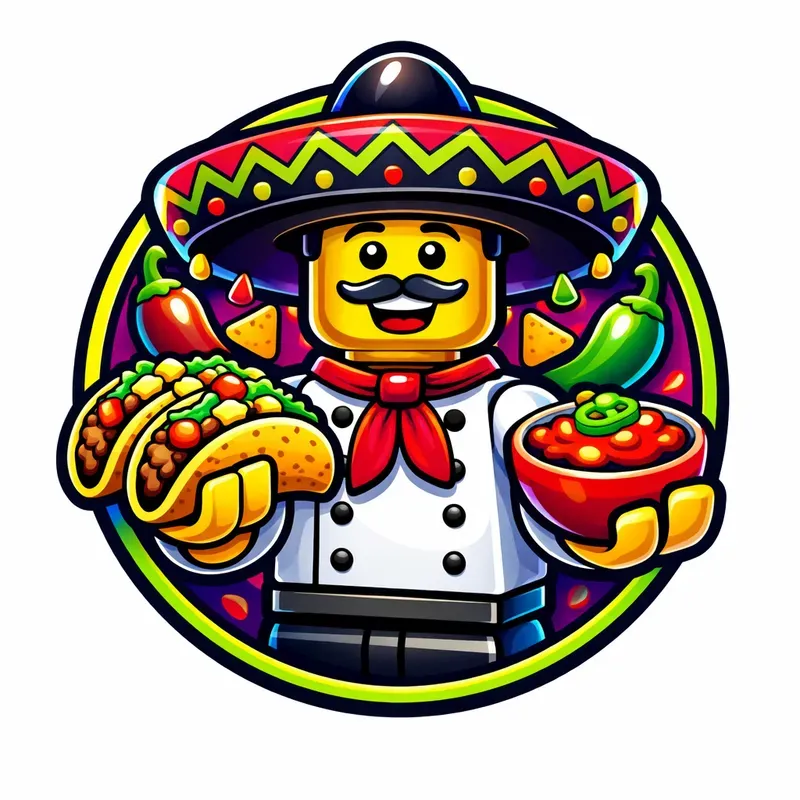 Minimal Variable Lego Mascot Logos