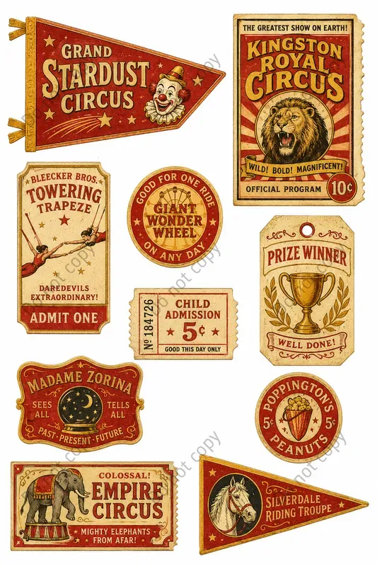 Circus Souvenir Stand Ephemera