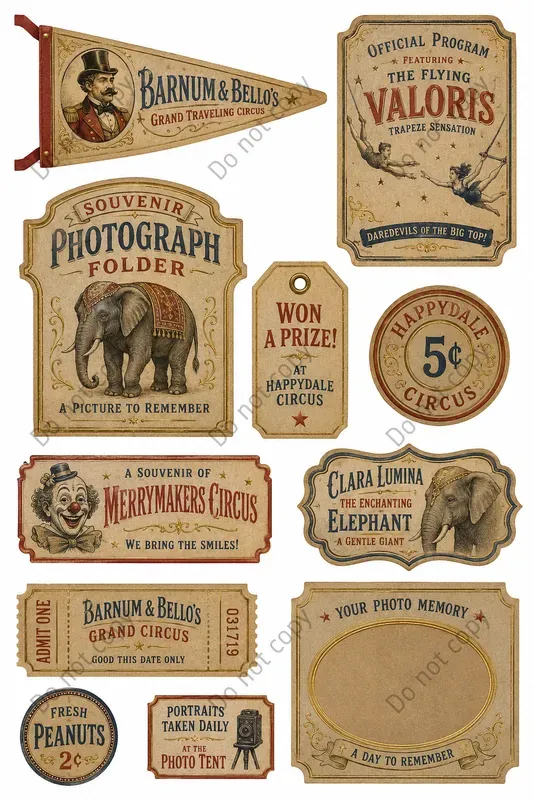 Circus Souvenir Stand Ephemera