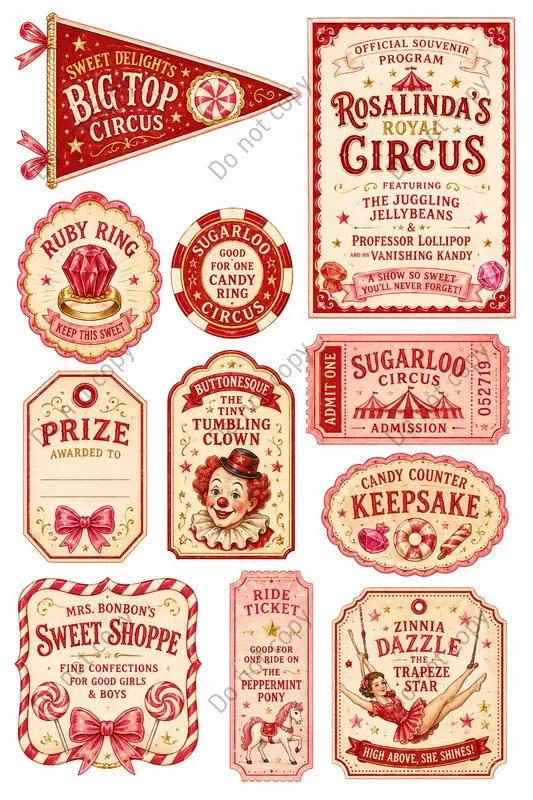 Circus Souvenir Stand Ephemera