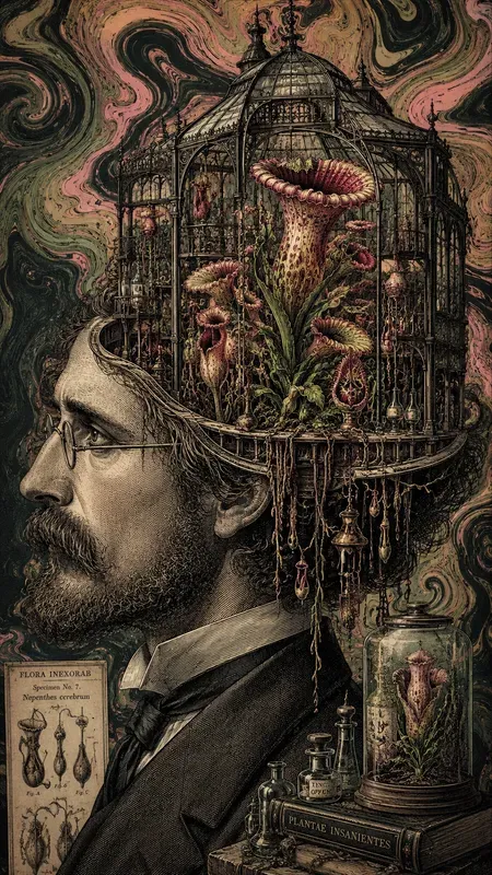 Surreal Engraved Minds In Contrast