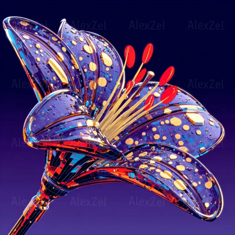 Surreal Pop Art Vibrant Abstract Objects