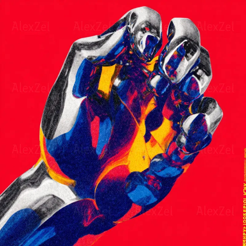 Surreal Pop Art Vibrant Abstract Objects