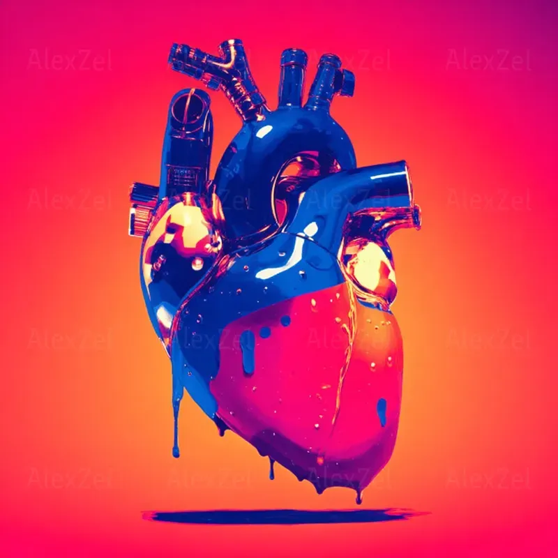 Surreal Pop Art Vibrant Abstract Objects
