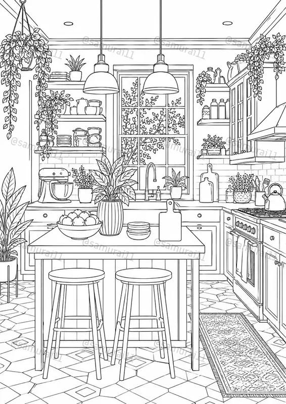 Premium Adult Coloring Page Generator