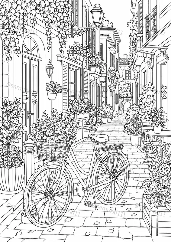Premium Adult Coloring Page Generator