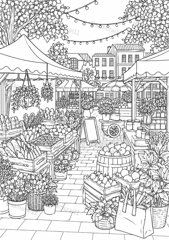 Premium Adult Coloring Page Generator