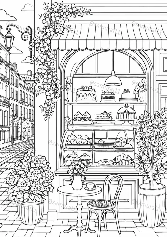 Premium Adult Coloring Page Generator