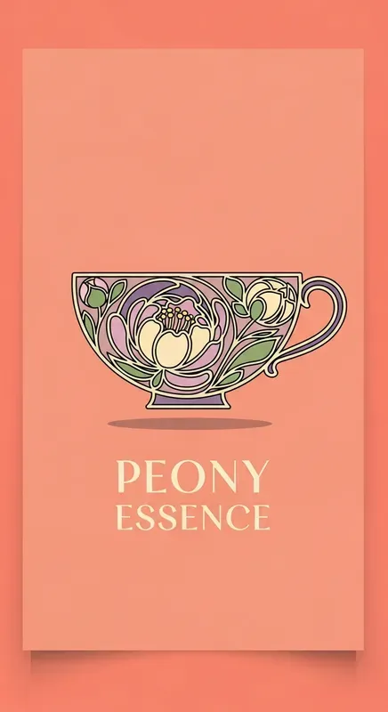 Customizable Floral Tea Logos