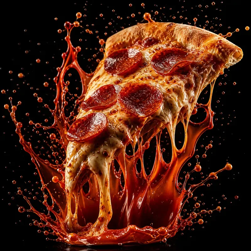 Dripping Dark Food Art