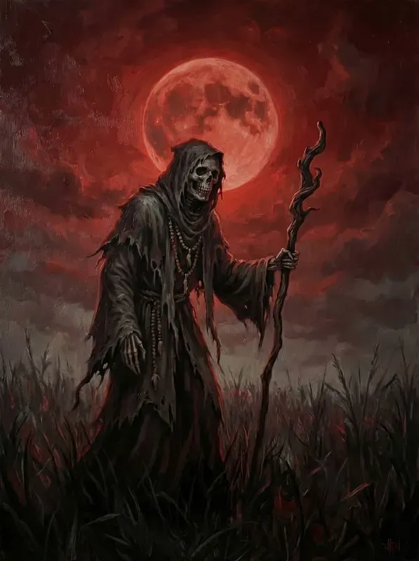 Dark Fantasy Scarlet Oil Paintings