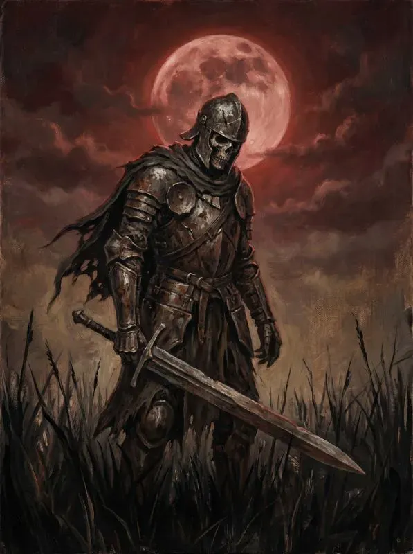 Dark Fantasy Scarlet Oil Paintings