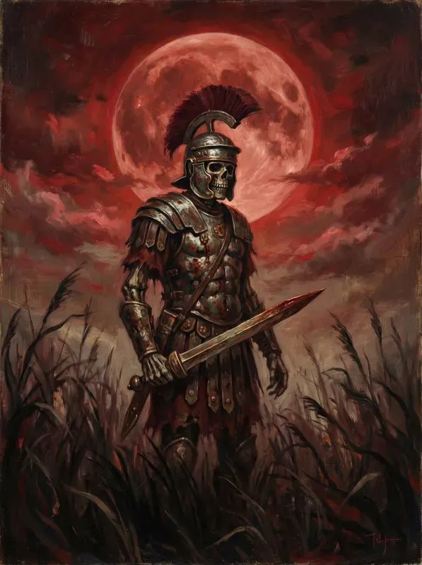 Dark Fantasy Scarlet Oil Paintings