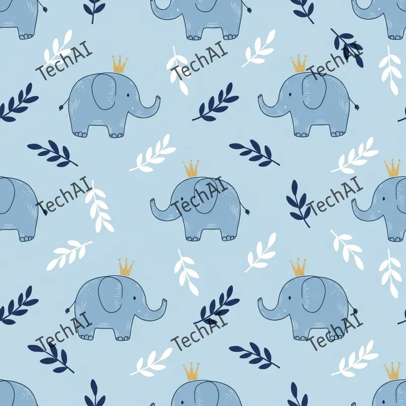 Whimsical Blue Kingdom Nursery Prints