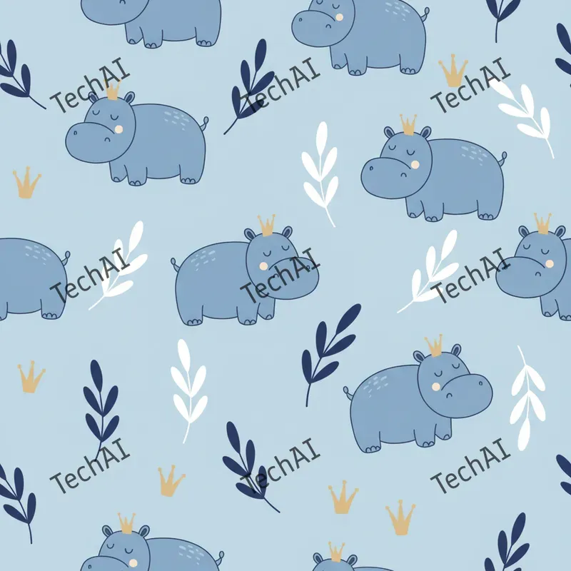 Whimsical Blue Kingdom Nursery Prints