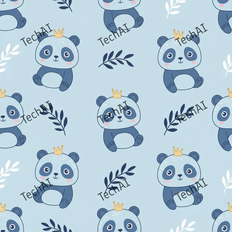 Whimsical Blue Kingdom Nursery Prints
