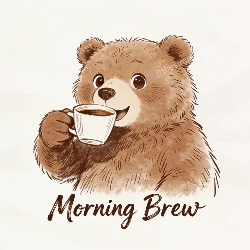 Cute Bear Sketch Printables