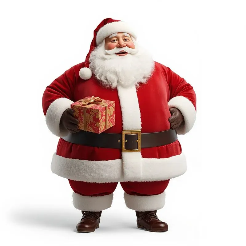 Vintage 3D Christmas Mascots