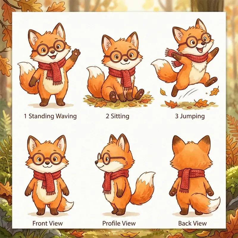 Consistent Character Designs