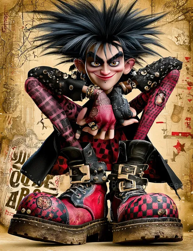 Retro Punk Halloween Junk Journals