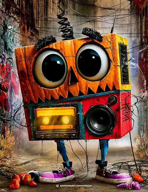 Retro Punk Halloween Junk Journals