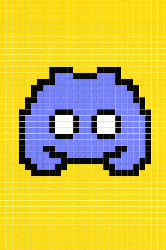 Pixel Grid Icon Posters