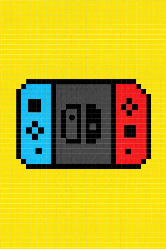 Pixel Grid Icon Posters