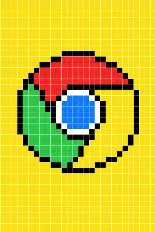 Pixel Grid Icon Posters