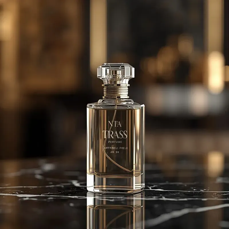Ultrarealistic Luxury Perfume Photography