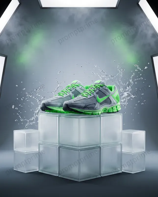 3D Social Media Promo Podiums