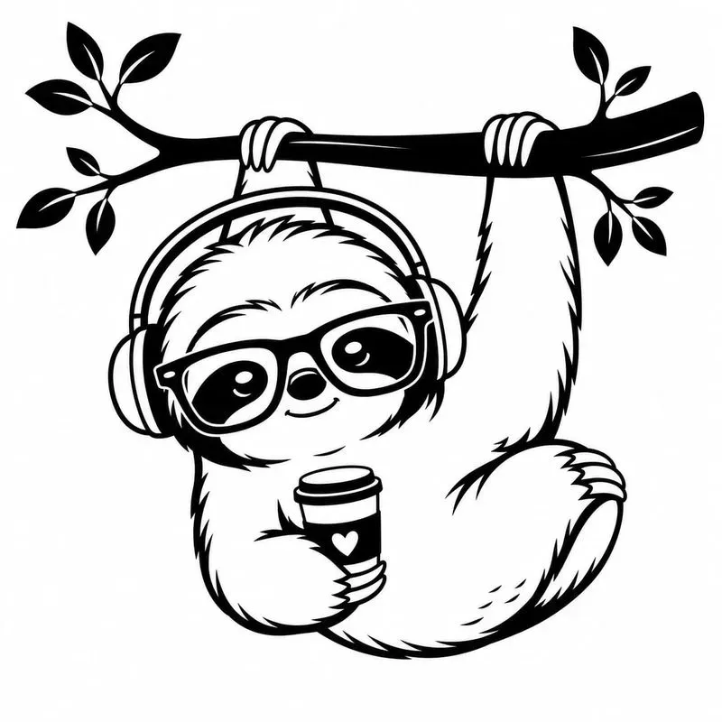 Cute Svg Animal Stickers