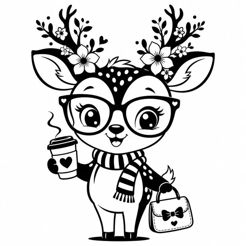 Cute Svg Animal Stickers